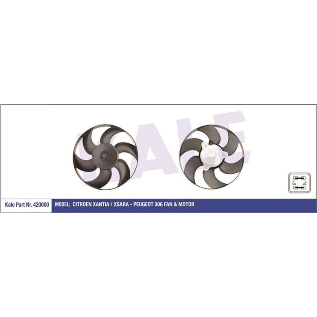 Citroen Xsara 1998-2006 Fan Motor Kale Marka