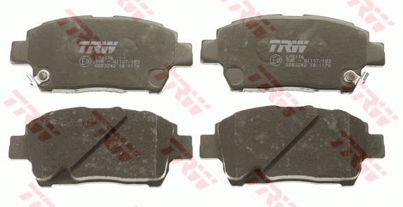Toyota Yaris Ön Fren Balatası Akebono Sistem İçin 2003-2005 TRW
