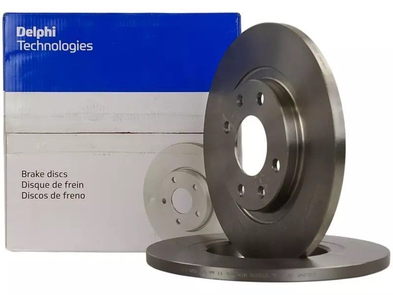 Peugeot 206 1998-2006 Ön Fren Disk (Hava Soğutmasız) 247 mm Delphi Marka