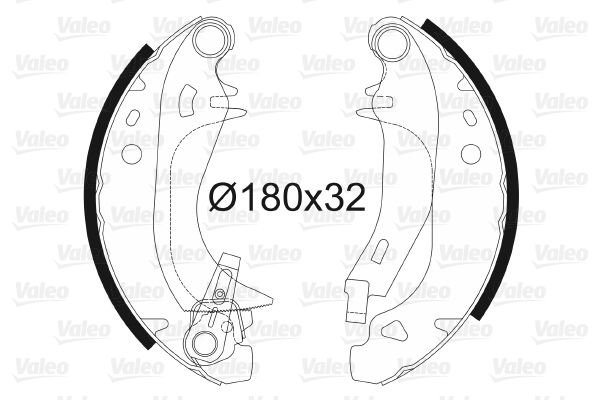 Peugeot 106 Arka Fren Balata Takımı Kampanalı Tip Valeo Marka