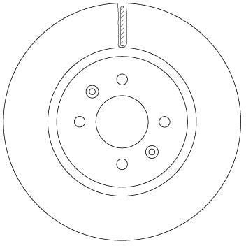 Kia Rio 3 Ön Fren Diski 280 mm Çap 2012-2017 TRW
