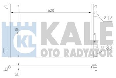Opel Vectra C Klima Radyatörü Kale Marka