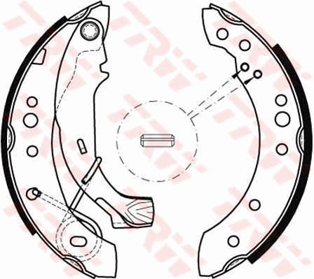 Citroen C3 Arka Kampana Fren Balatası 1.6 HDi 90 Beygir TRW Sistem 2002-2009 TRW