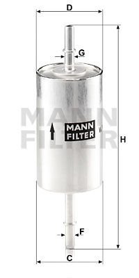 Ford Focus 1 Benzin Filtresi 2.0 16V 1999-2004 MANN