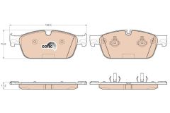 Mercedes GL350 Ön Fren Balatası 2012-2015 TRW