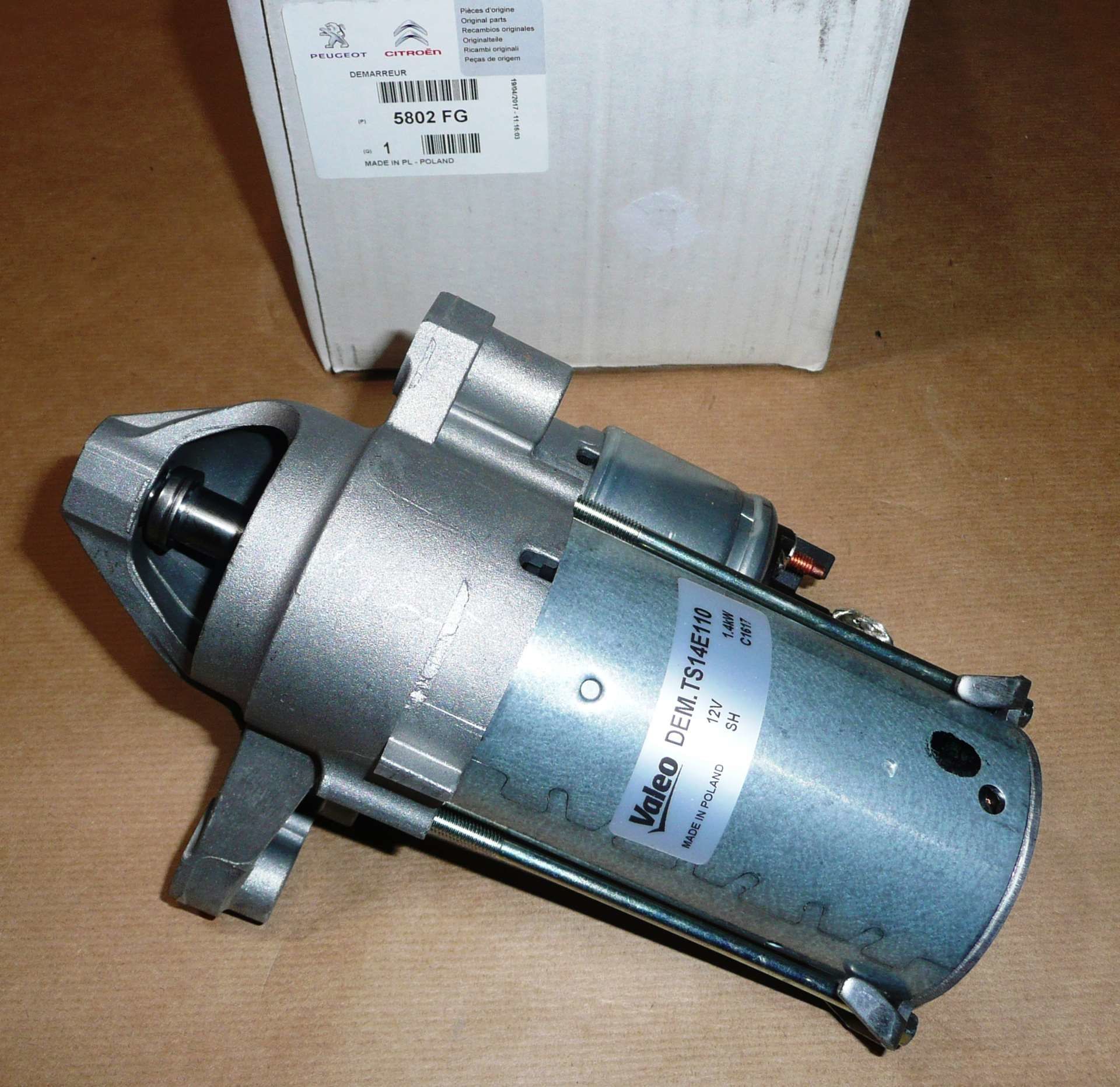 Peugeot 206 1998-2006 1.4 Hdi Marş Motoru Servis Ürünü