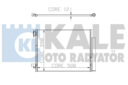 Dacia Lodgy 1.5 dCi 2013- Klima Radyatörü Kale Marka