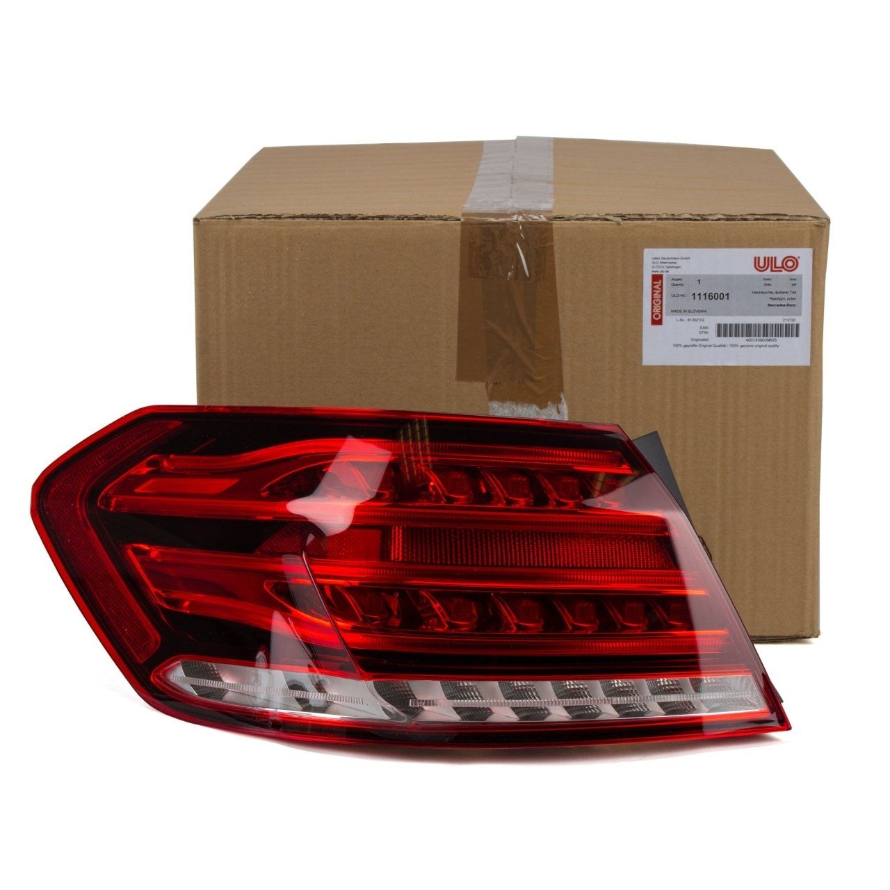 Mercedes E Serisi W212 Kasa Avantgarde Sol Arka Dış Stop Lambası LED Ulo Marka