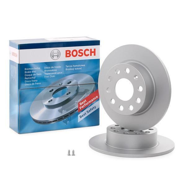 Volkswagen Scirocco Arka Fren Diski 1.4 TSI 122 Beygir 255 mm Çap 2009-2017 BOSCH