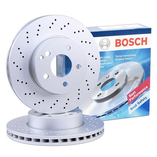 Mercedes 204 Kasa C200 Ön Fren Diski AMG Spor Paket Delikli 295 mm Çap 2007-2013 BOSCH