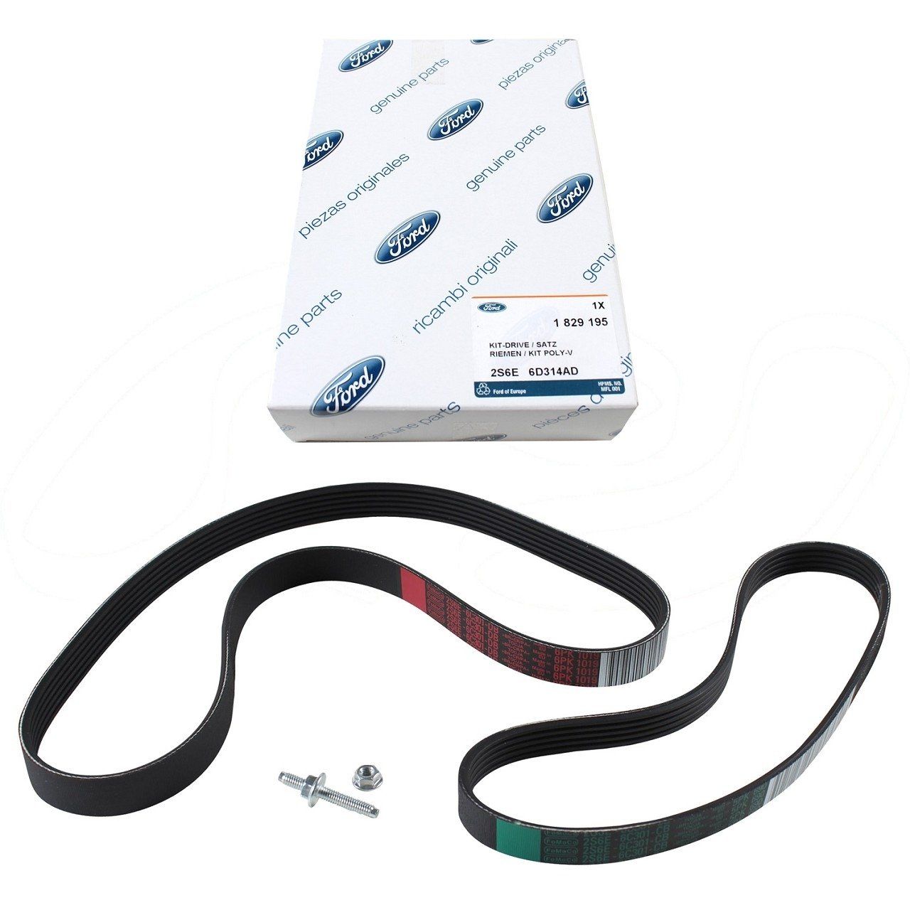 Ford Fiesta 2002-2008 1.6 Benzinli V Kayıs Seti ( Kayıs ) Ford Orjinal