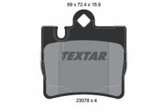 Mercedes S Serisi 220 Kasa Arka Fren Balatası 1999-2001 TEXTAR