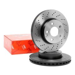 Mercedes 204 Kasa C200 Ön Fren Diski AMG Spor Paket Delikli 295 mm Çap 2007-2013 TRW