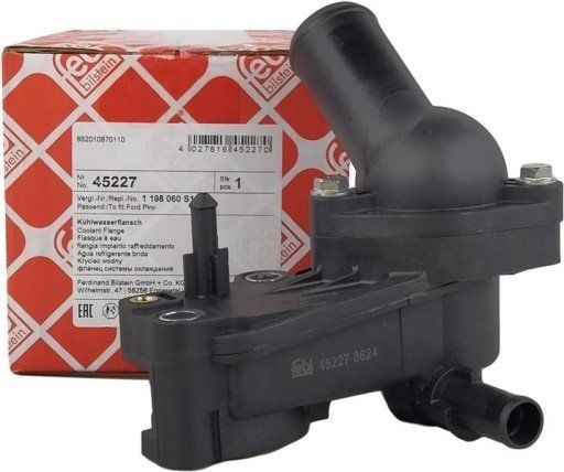 Ford Connect 2009-2013 1.8 TDCı Termostat + Gövde ve Kapak Komple Febi Marka