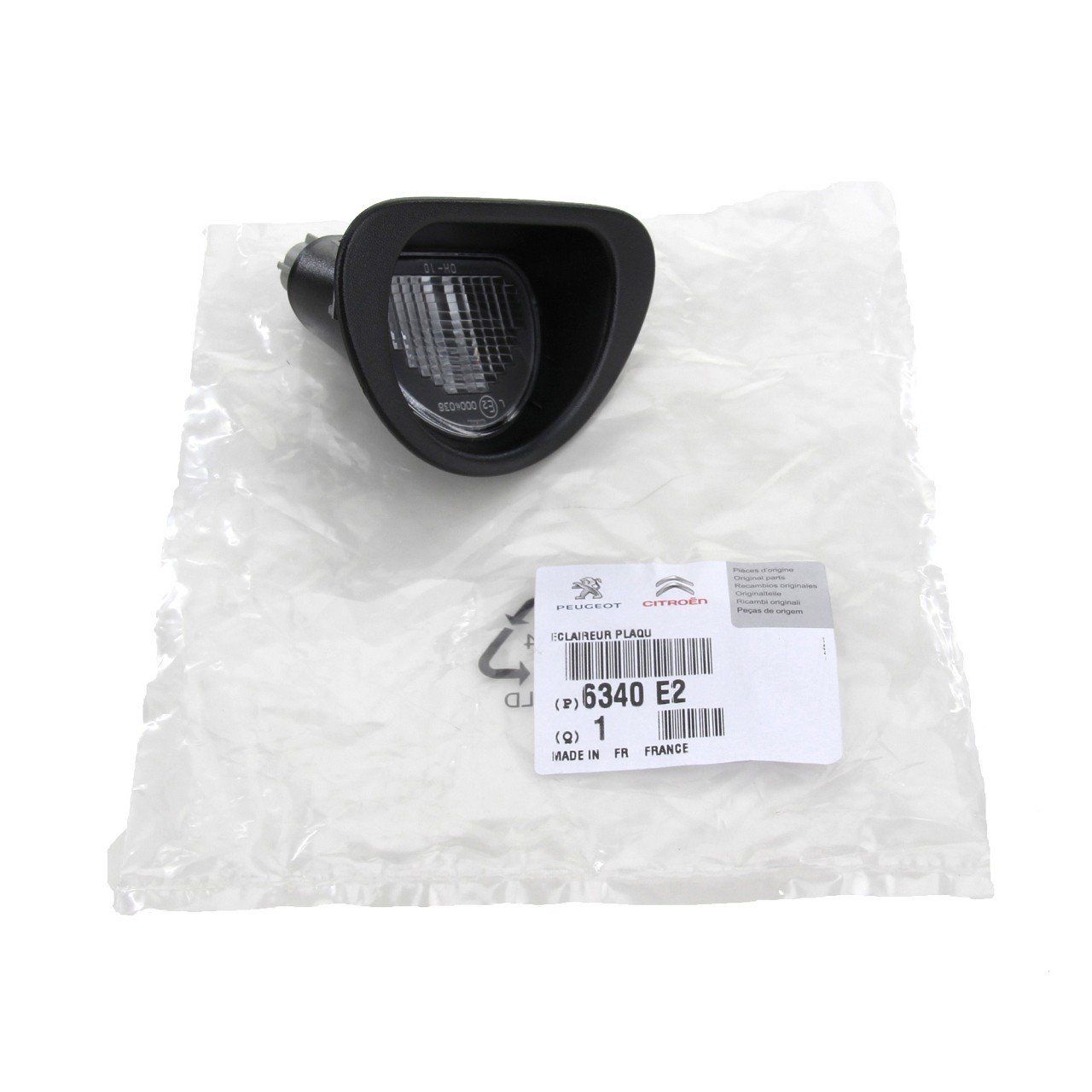 Peugeot 107 2007-2014 Plaka Aydınlatma Lambası Orjinal