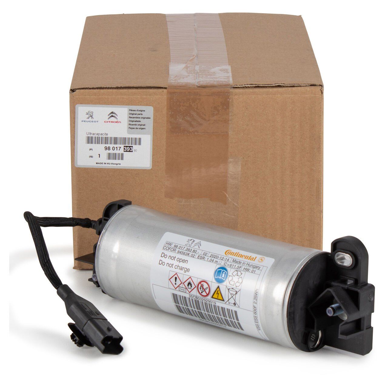 Peugeot Partner 2009-2019 Start Stop Kapasitörü Tüpü Orjinal