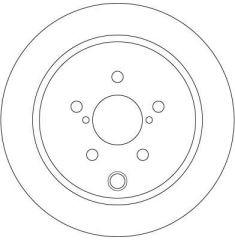Fiat 500L Ön Fren Diski 1.3 Multijet 85 Beygir 284 mm Çap 2013 ve Sonrası TRW