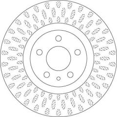 Fiat 500L Ön Fren Diski 1.6 Multijet 105 Beygir 284 mm Çap 2013 ve Sonrası TRW