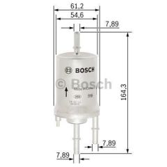 Seat Ibiza 4 Benzin Filtresi 1.4 16V 100 Beygir 3 Bar Basınç 2003-2008 BOSCH