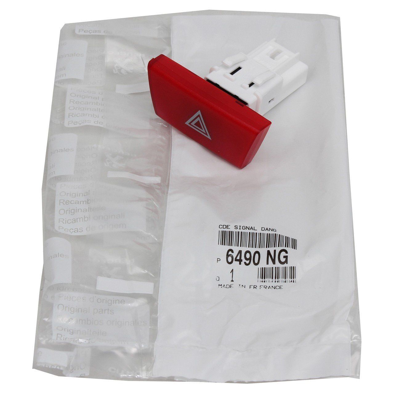 Peugeot 107 2007-2014 Dörtlü İkaz Düğmesi Orjinal