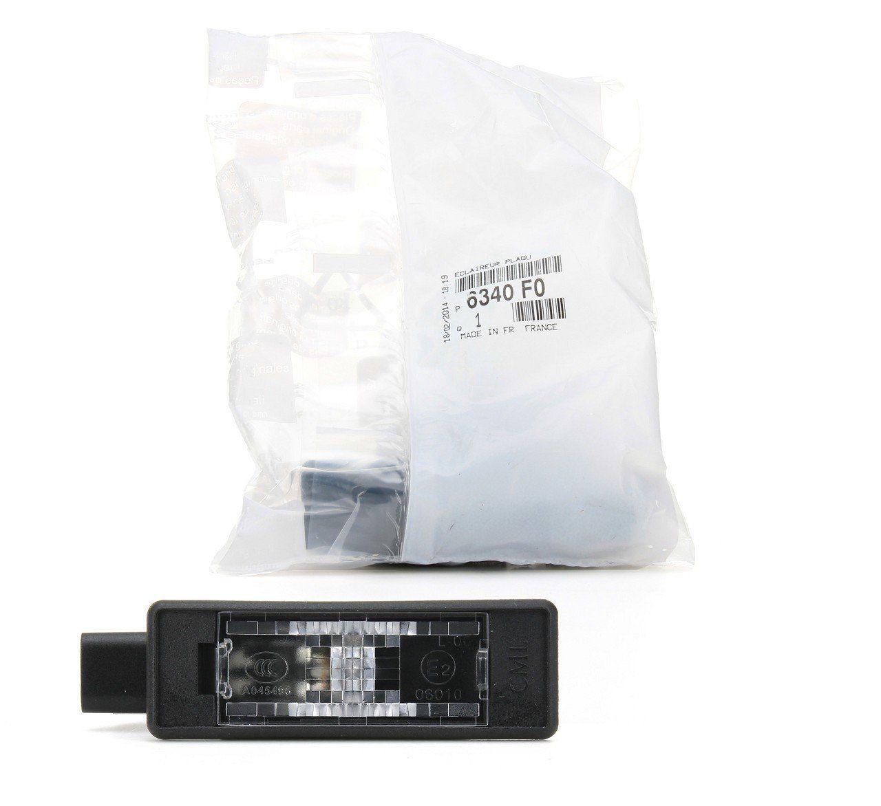 Peugeot 208 2020 Sonrası Plaka Aydınlatma Lambası Orjinal