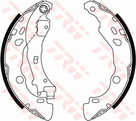 Citroen C3 Arka Kampana Fren Balatası 1.6 HDi 90 Beygir BOSCH Sistem 2002-2009 TRW