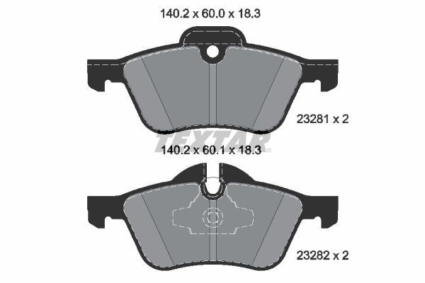Mini Cooper S R53 Kasa Ön Fren Balatası 2001-2006 TEXTAR