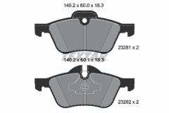 Mini Cooper S R53 Kasa Ön Fren Balatası 2001-2006 TEXTAR