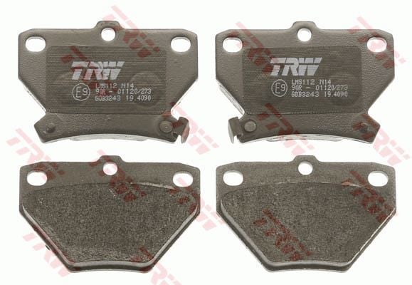 Toyota Yaris Arka Fren Balatası Arkası Disk Olan Modellere 1999-2005 TRW