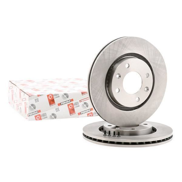 Peugeot 208 Ön Fren Diski 1.6 BlueHDi 100 Beygir 266 mm Çap 2012-2018 FERODO