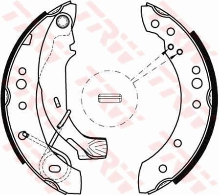 Citroen C3 Arka Kampana Fren Balatası 1.4 HDi 70 Beygir TRW Sistem İçin 2002-2009 TRW