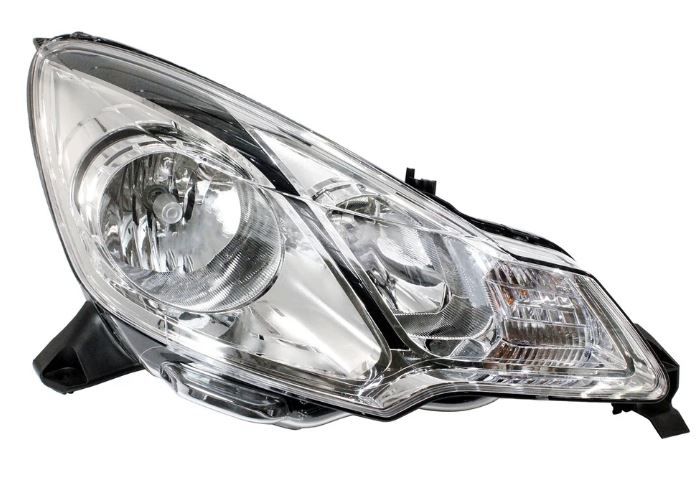 Citroen C3 2009-2015 Sağ Ön Far Siyah Tip Depo Marka