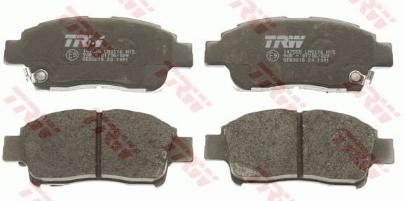 Toyota Yaris Ön Fren Balatası Akebono Sistem İçin 1999-2002 TRW