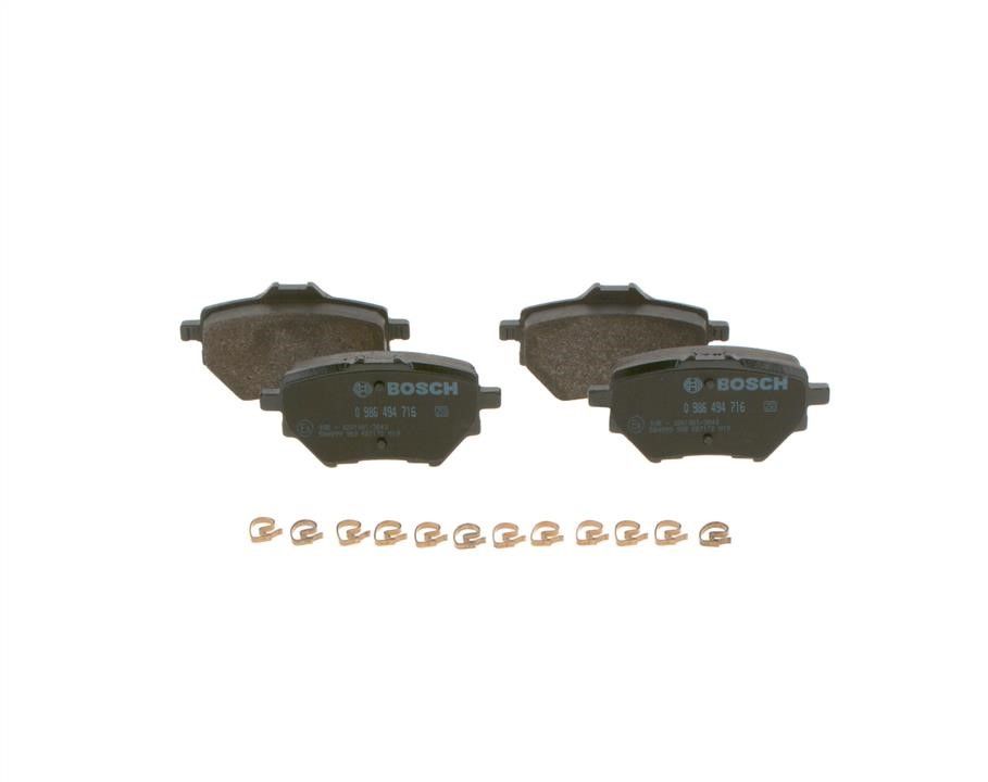 Citroen C4 Picasso Arka Fren Balata Takımı Bosch Marka 268mm