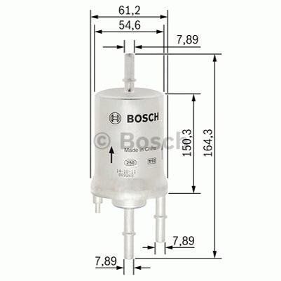 Volkswagen Polo 1.0 - 1.2 TSI Benzin Filtresi 4 Bar Bosch Marka