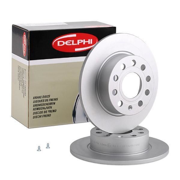 Audi A3 Arka Fren Diski 1.4 TFSI 125 Beygir 255 mm Çap 2004-2013 DELPHI