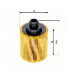 Opel Meriva A 1.3 Dizel Ufi Tip Yağ Filtresi Bosch Marka 09864B7005