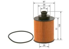 Opel Corsa D Yağ Filtresi 1.3 CDTI 90 Beygir UFI Tip 2006-2014 BOSCH
