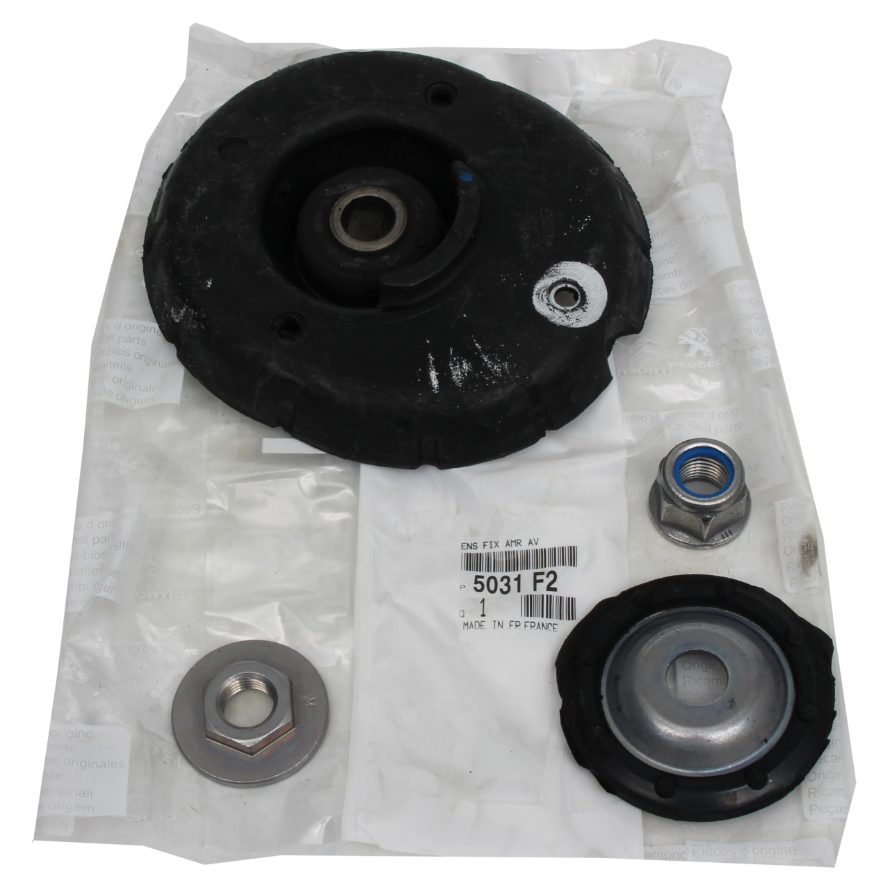 Peugeot 208 Ön Amortisör Takozu+Bilyalı Set Orjinal