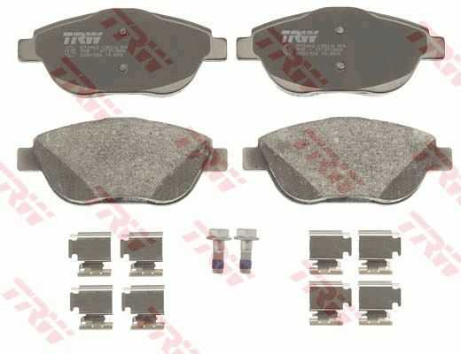 Peugeot 2008 Ön Fren Balatası 1.5 BlueHDi 120 Beygir 283 mm Disk İçin 2013-2019 TRW