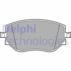 Renault Clio 5 151.0 Sce 1.0 Tce 1.5 Blue dCi ( 15inç )Ön Fren Balata Takımı Delphi Marka