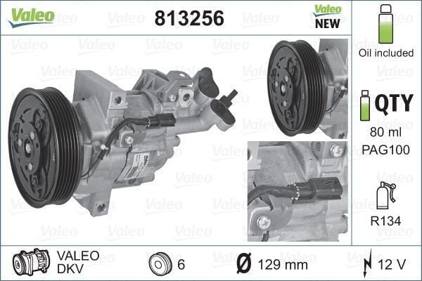 Renault Fluence Klima Kompresörü Valeo Marka
