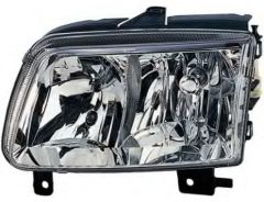 Volkswagen Polo 2000 - 2002 Ara Kasa Şeffaf Far Sol Depo Marka