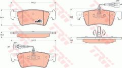 Volkswagen Touareg Arka Fren Balatası 2.5 TDI 2003-2010 TRW