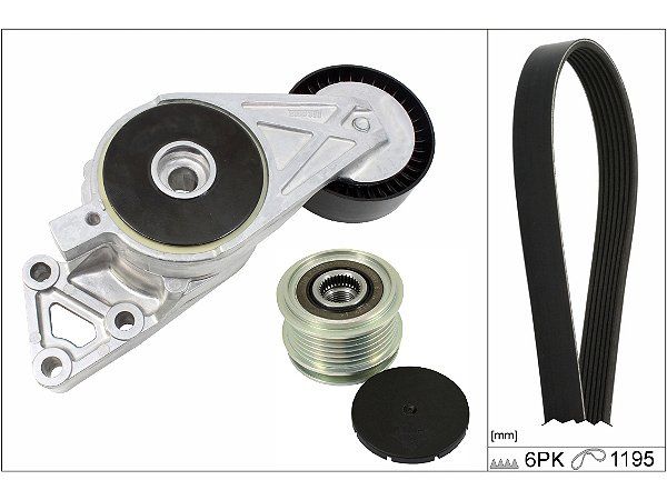 Volkswagen Golf 4 V Kayışı Seti 1.6 101 Beygir AEH/AKL Motor 1997-2004 INA