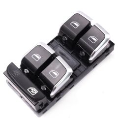 Audi Q5 2012 - 2016 Model Arası Dörtlü Cam Düğmesi Kromlu BSG Marka